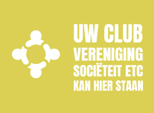 Uw Club, Vereniging, Sociëteit, Etc. Kan Hier Staan